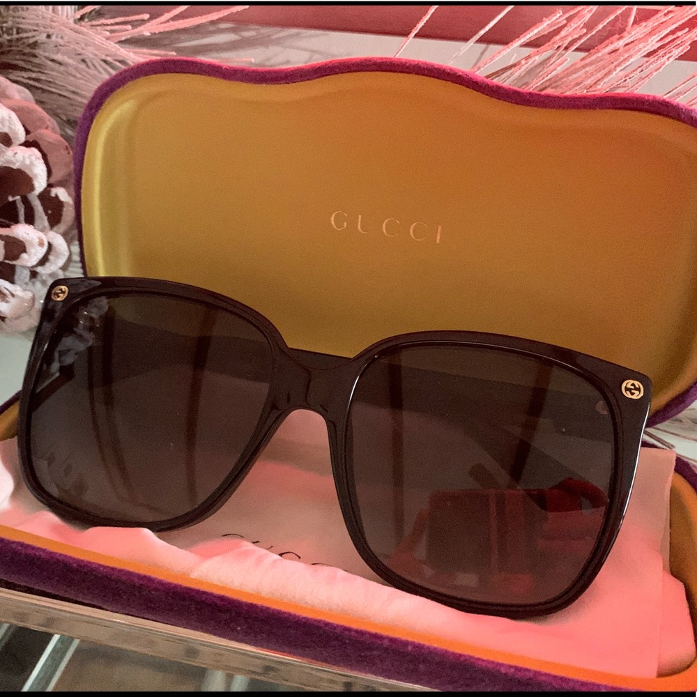 Gucci 57 mm Square Gradient Sunglasses